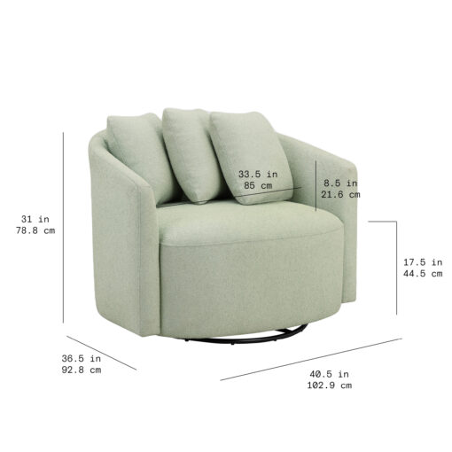 Beautiful Drew Chair by Drew Barrymore, Sage