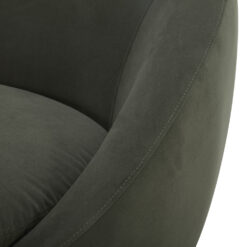 Better Homes & Gardens Mira Swivel Chair, Olive Velvet