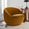 Better Homes & Gardens Mira Swivel Chair, Orche Velvet