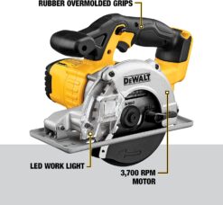 DEWALT Circular Saw DCS373B 20-volt Max-Amp 5-1/2-in Cordless