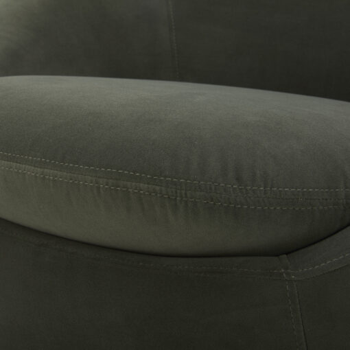 Better Homes & Gardens Mira Swivel Chair, Olive Velvet