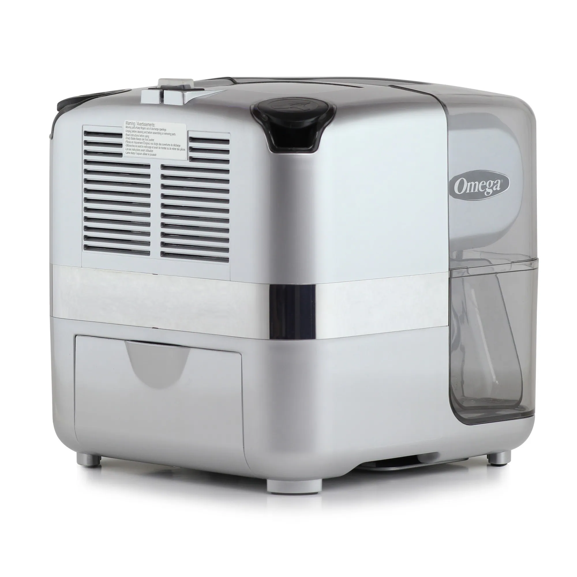 OMEGA 16-oz Juice Extractor with Removable Pulp Tray (Silver) OMEGA 16-oz Juice Extractor with Removable Pulp Tray (Silver)