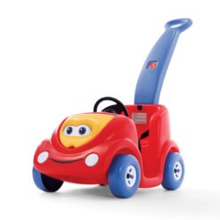 Step2 Push Around Buggy Kids Push Car, Ride On Toy, Stroller Substitute, Includes Seat Belt & Horn, Made of Durable Plastic, Red