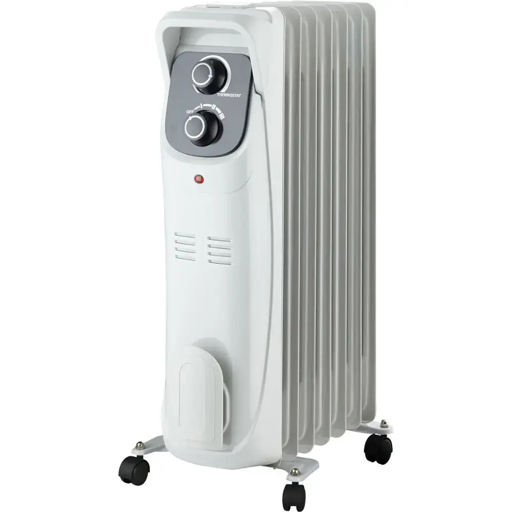 Lifesmart - 1500W Oil Filled Radiator - White Lifesmart - 1500W Oil Filled Radiator - White