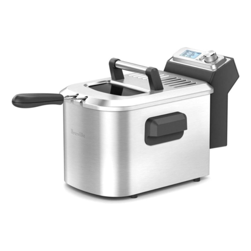 Breville - the Smart Fryer 4-Quart Deep Fryer - Silver