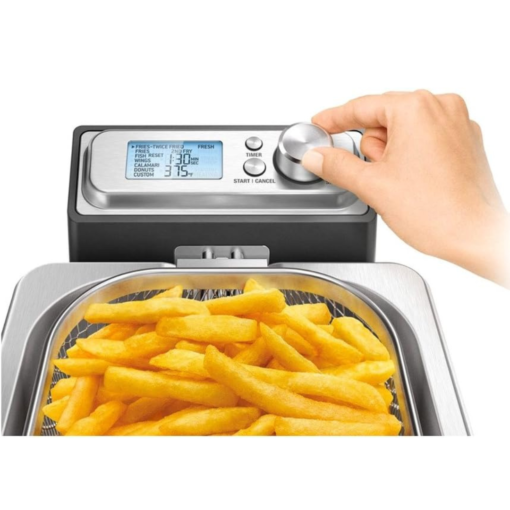 Breville - the Smart Fryer 4-Quart Deep Fryer - Silver