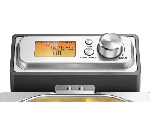 Breville - the Smart Fryer 4-Quart Deep Fryer - Silver
