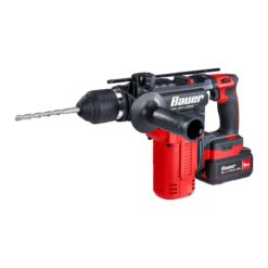 BAUER 20V Brushless Cordless L-Shape 1-1/8 in. SDS-PLUS Type Rotary Hammer - Tool Only