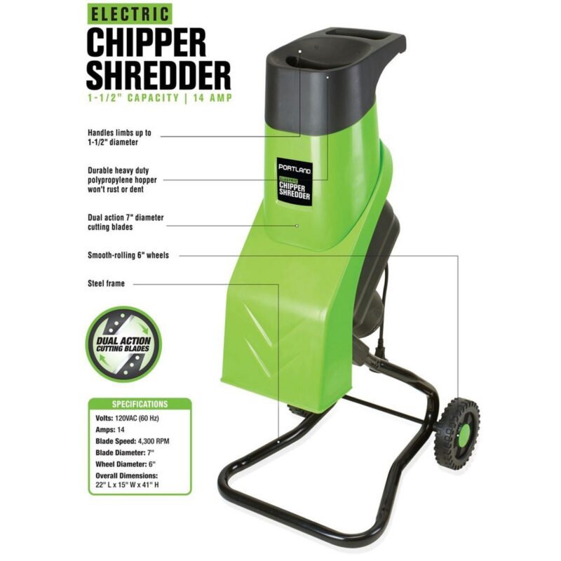 Portland Electric Chipper Shredder