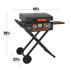 Blackstone On-the-Go 2-Burner 22” Propane Omnivore Griddle with Flexfold Legs