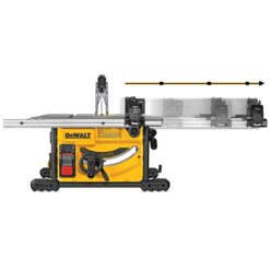 DEWALT 8.25-in 15-Amp Corded Portable Jobsite Table Saw with Folding Stand