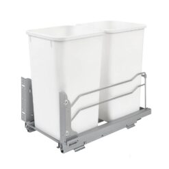 Rev-A-Shelf 11-in x 22-in 19-in 27-Quarts Soft Close 2 Pull-out trash can