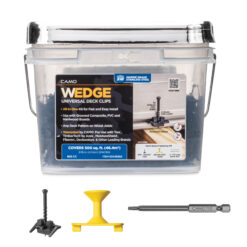 CAMO Wedge Clip 1.75 Inches 316 Stainless Steel Hidden Deck Fastener 500 Square feet ( 900 -Pack )