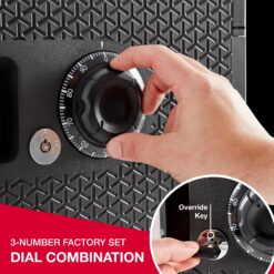 SentrySafe 0.8-cu ft Fireproof Waterproof Home safe with Combination lock Lock