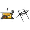 DEWALT 8.25-in 15-Amp Corded Portable Jobsite Table Saw with Folding Stand
