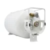 Flame King 30LB Empty Steel Horizontal Propane Tank Cylinder for FirePit Tables Patio Heaters BBQs
