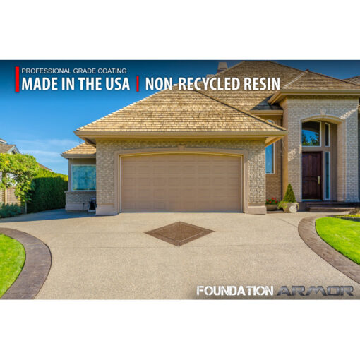 5 GAL Solvent Based Brown-Tinted High Gloss Solvent Based Acrylic Exposed Aggregate Concrete Sealer