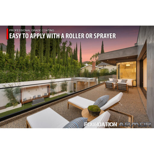 5 GAL Solvent Based Brown-Tinted High Gloss Solvent Based Acrylic Exposed Aggregate Concrete Sealer