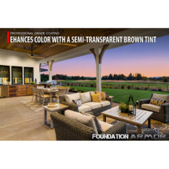 5 GAL Solvent Based Brown-Tinted High Gloss Solvent Based Acrylic Exposed Aggregate Concrete Sealer