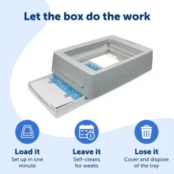 PetSafe ScoopFree Crystal Smart Front-Entry Self-Cleaning Litter Box