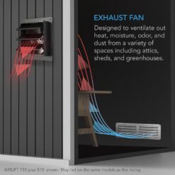 AC Infinity AIRLIFT T10, Shutter Exhaust Fan 10