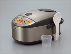 Zojirushi NP-HCC18XH Induction Heating System Rice Cooker and Warmer, 1.8 L, Stainless Dark Gray