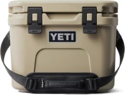 YETI Roadie 15 Hard Cooler with DoubleDuty Shoulder Strap