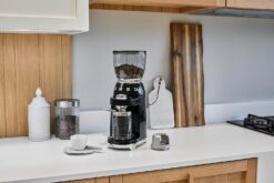 SMEG CGF11 Retro-Style Coffee Grinder – Burr Mill with 30 Grind Settings, Stainless Steel Conical Burrs, Removable Hopper – Precision Countertop Grinder for Espresso, Drip, French Press-Black