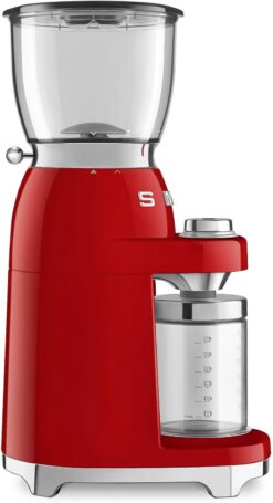 SMEG 50's Retro Line Tritan Renew Coffee Grinder (Red) (Red)