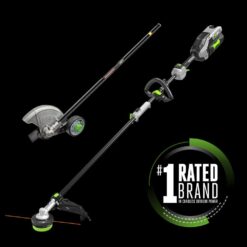 EGO MHC1603 Multi-Head Combo Kit 16-Inch 56-Volt Carbon Fiber String Trimmer with POWERLOAD & 8-Inch Carbon Fiber Edger Attachment & 56-Volt Power Head, 4.0Ah Battery and 320W Charger Included