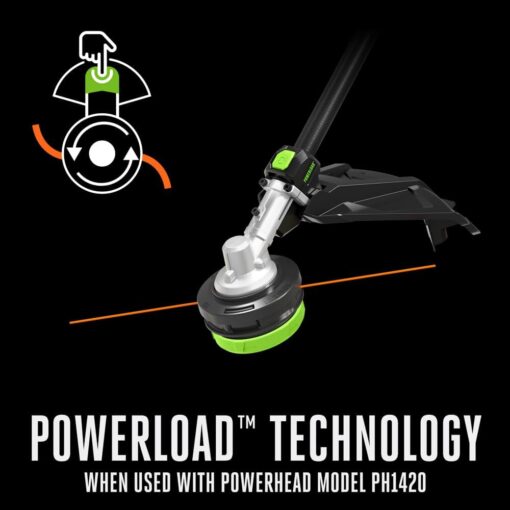 EGO MHC1603 Multi-Head Combo Kit 16-Inch 56-Volt Carbon Fiber String Trimmer with POWERLOAD & 8-Inch Carbon Fiber Edger Attachment & 56-Volt Power Head, 4.0Ah Battery and 320W Charger Included