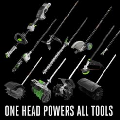 EGO MHC1603 Multi-Head Combo Kit 16-Inch 56-Volt Carbon Fiber String Trimmer with POWERLOAD & 8-Inch Carbon Fiber Edger Attachment & 56-Volt Power Head, 4.0Ah Battery and 320W Charger Included