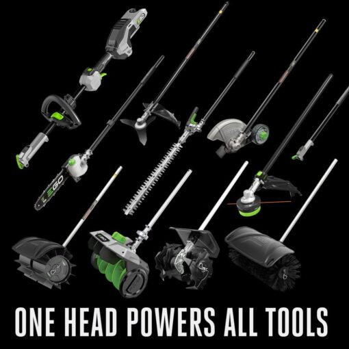 EGO MHC1603 Multi-Head Combo Kit 16-Inch 56-Volt Carbon Fiber String Trimmer with POWERLOAD & 8-Inch Carbon Fiber Edger Attachment & 56-Volt Power Head, 4.0Ah Battery and 320W Charger Included