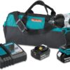Makita XWT08T 18V LXT Lithium-Ion Brushless Cordless High-Torque 1/2" Sq. Drive Impact Wrench Kit w/Friction Ring Anvil (5.0Ah)