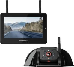 Furrion Vision S+ RV Observation System with 7" Monitor, Sharkfin, Infrared Night Vision, Live Streaming, Wide Viewing Angle - FOS7HTASF