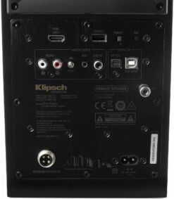 Klipsch The Fives Powered Bookshelf Speakers (Matte Black)