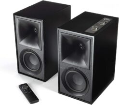 Klipsch The Fives Powered Bookshelf Speakers (Matte Black)