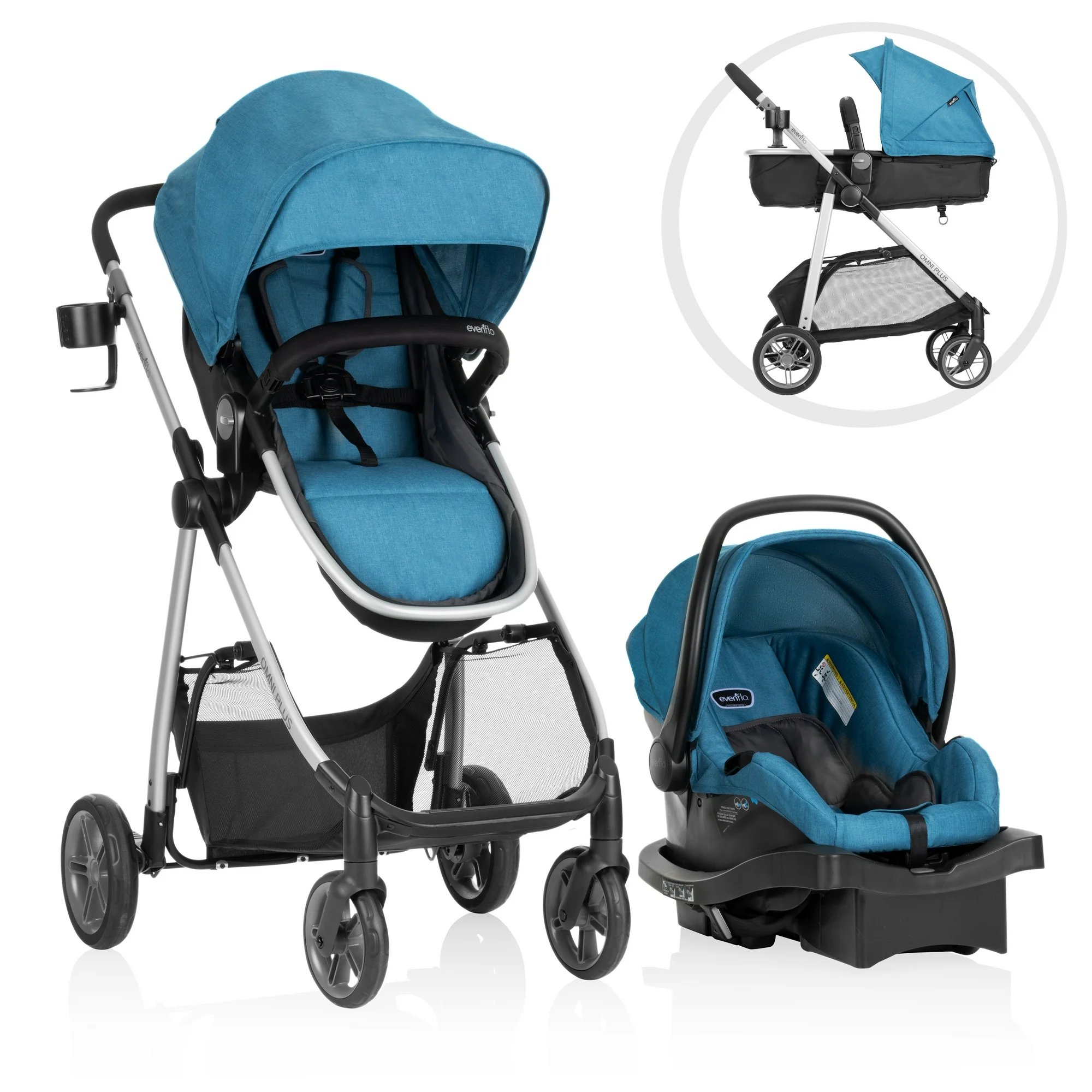 Evenflo Omni Plus Modular Travel System with LiteMax Sport Rear