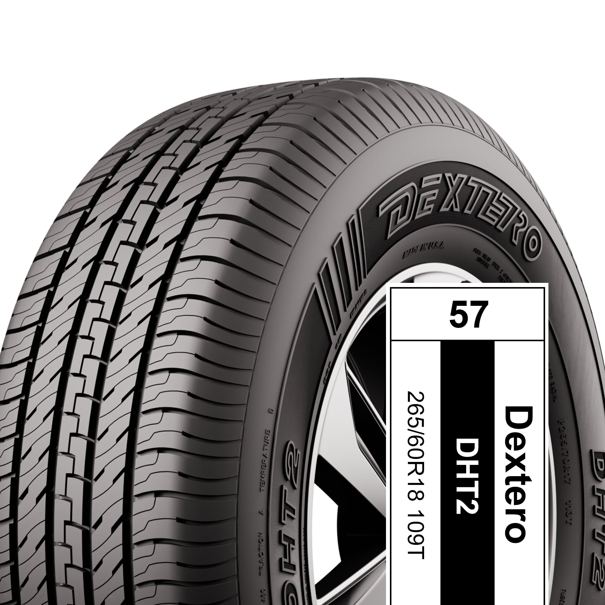 P265/60r18 109t Dht2 Dextero Fits: 2014-15 Jeep Grand Cherokee