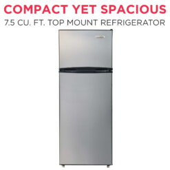 Frigidaire 7.5 Cu. ft. Refrigerator, Platinum Series, Standard Door Style - Stainless Look