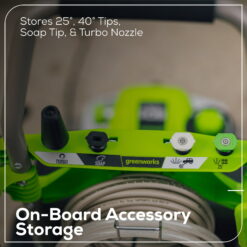 Greenworks Hybrid 60V 1800 PSI at 1.2 GPM Electric Cold Water Pressure Washer 5109402T