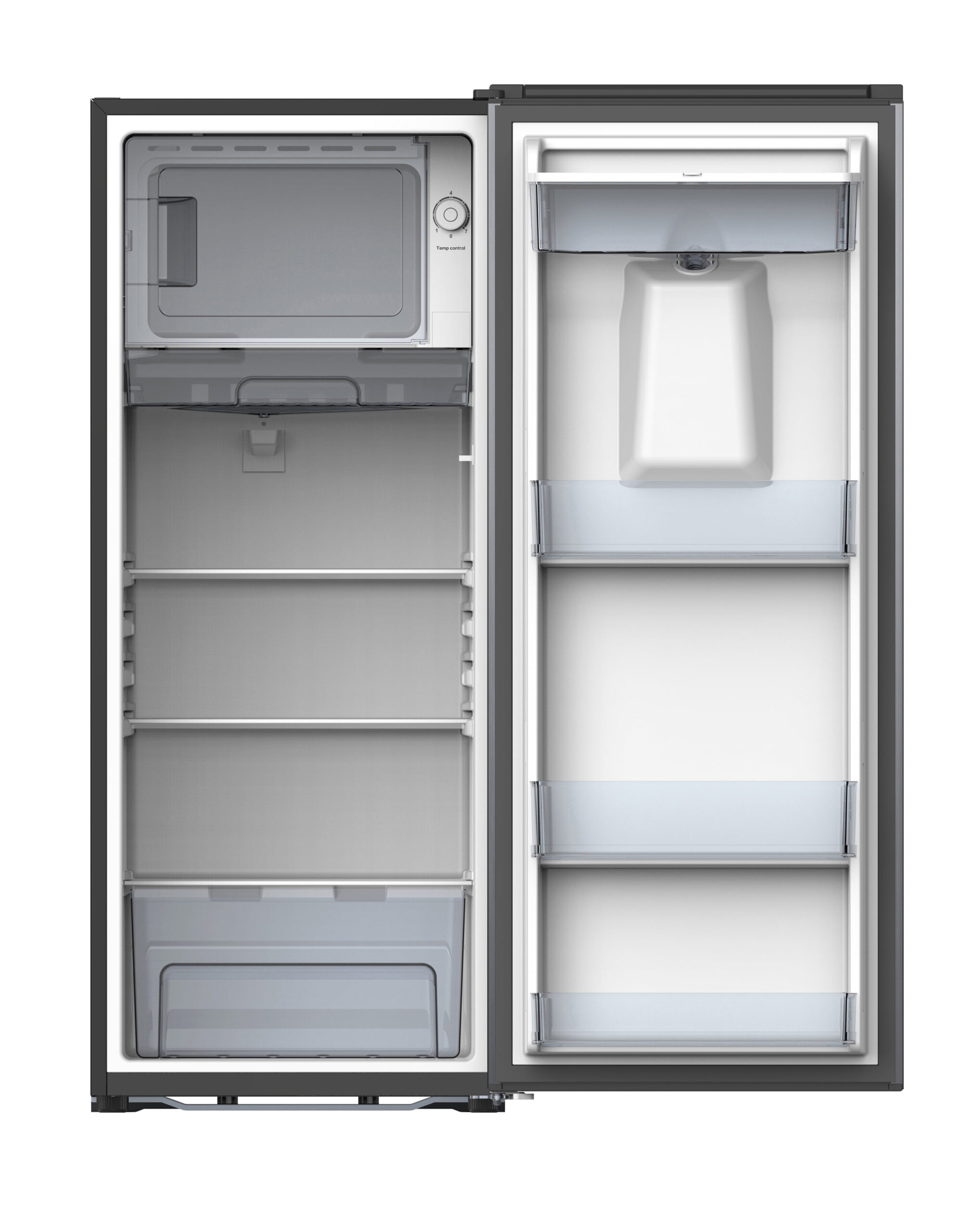 Galanz 6.5 Cu ft One Door Refrigerator, with Water Dispenser