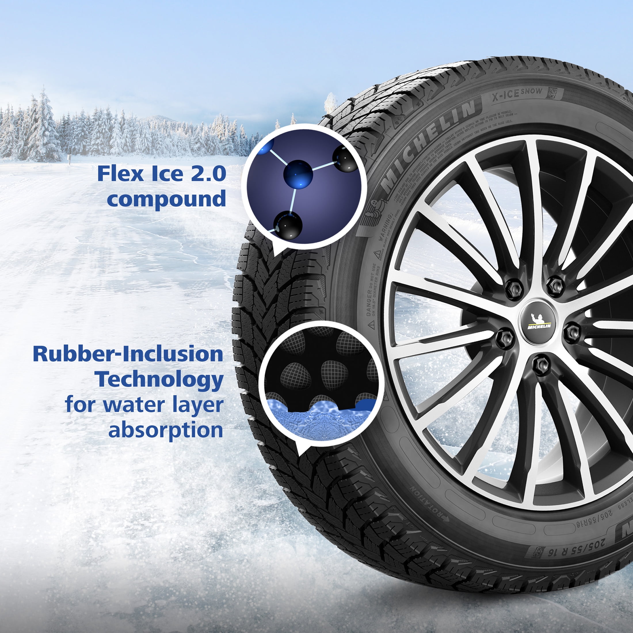 車のパーツ WINTER TYRE Michelin Toyota 4-Runner X-Ice Snow Winter Tire 14422 (32