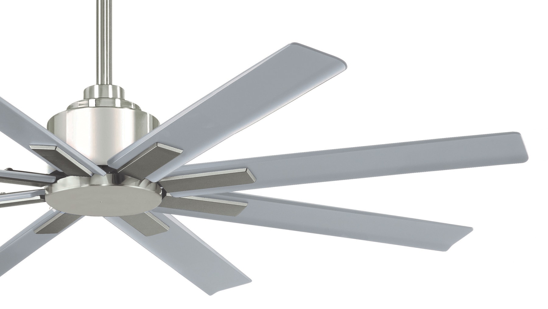 Minka Aire Xtreme H2O 52 52-in Outdoor Brushed Nickel Wet with Silver Blades Ceiling Fan Without Light 8 -Blade ) Minka Aire Xtreme H2O 52 52-in Outdoor Brushed Nickel Wet with Silver Blades Ceiling Fan Without Light 8 -Blade )